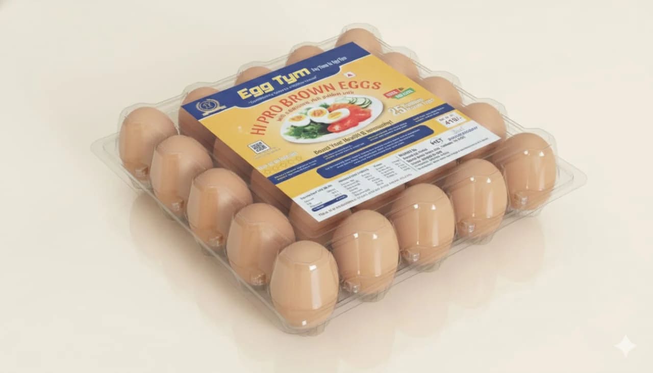 25 Eggs Pack with 6 Free Eggs (Brown)