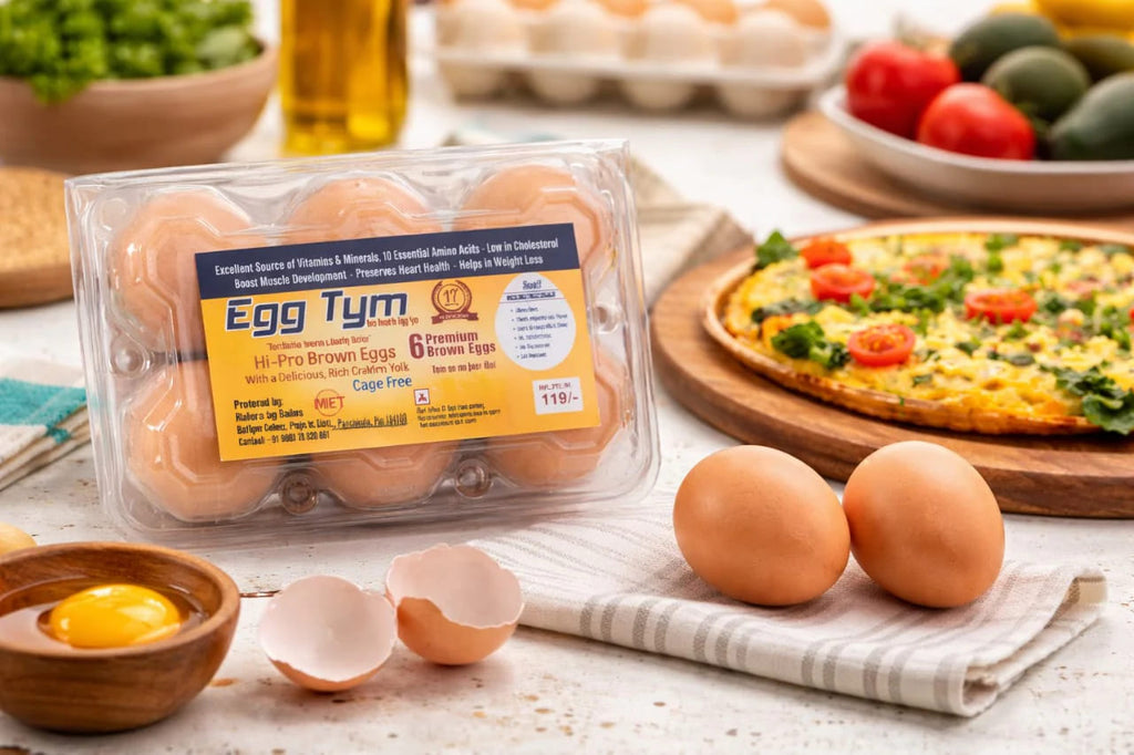 25 Eggs Pack with 6 Free Eggs (Brown)